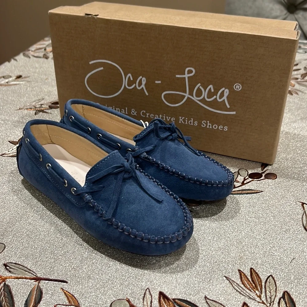 Oca-Loca Toddler Suede Loafers